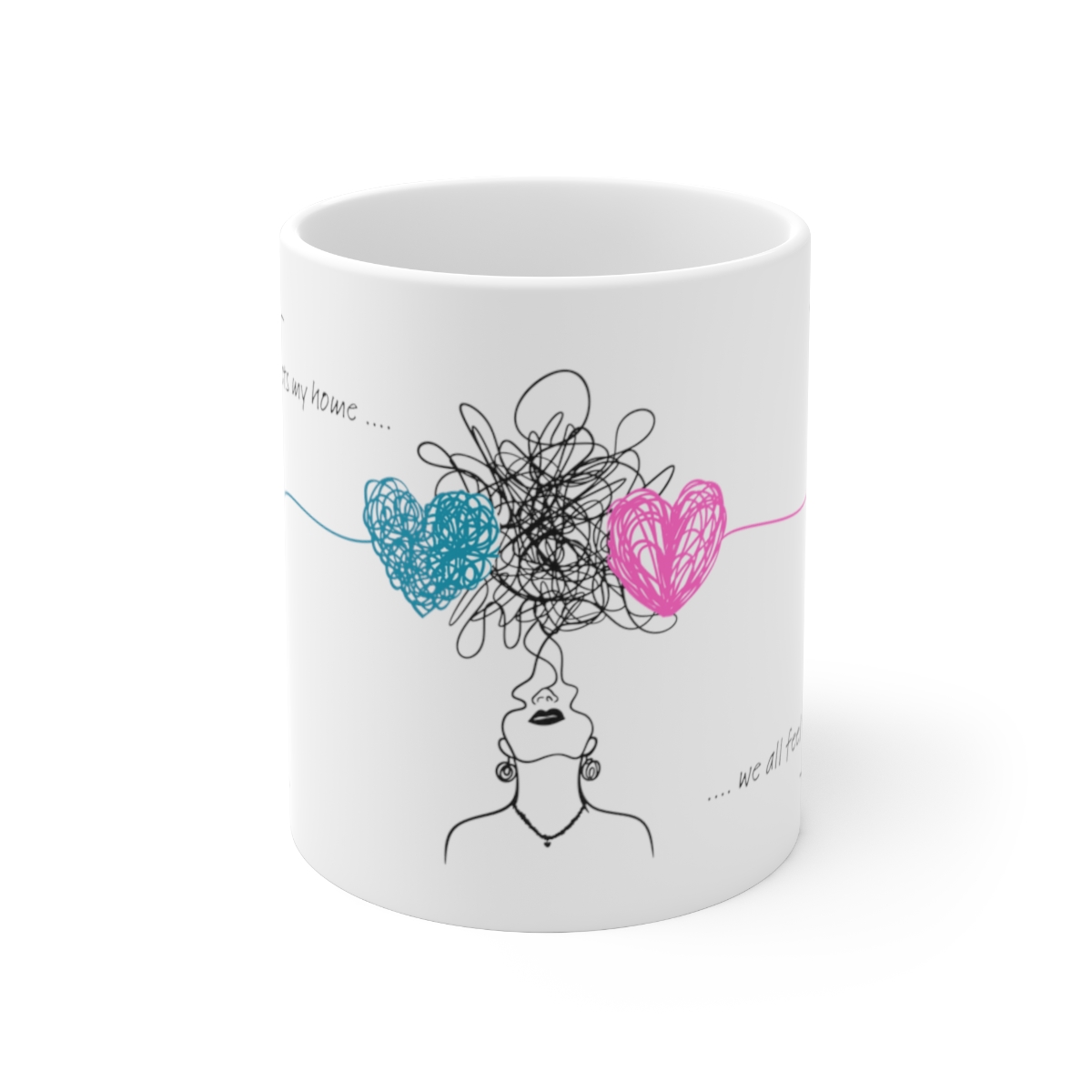Affect vs Effect Grammar ADHD overwhelmed Mom Ceramic Coffee Cups, 11oz, 15oz