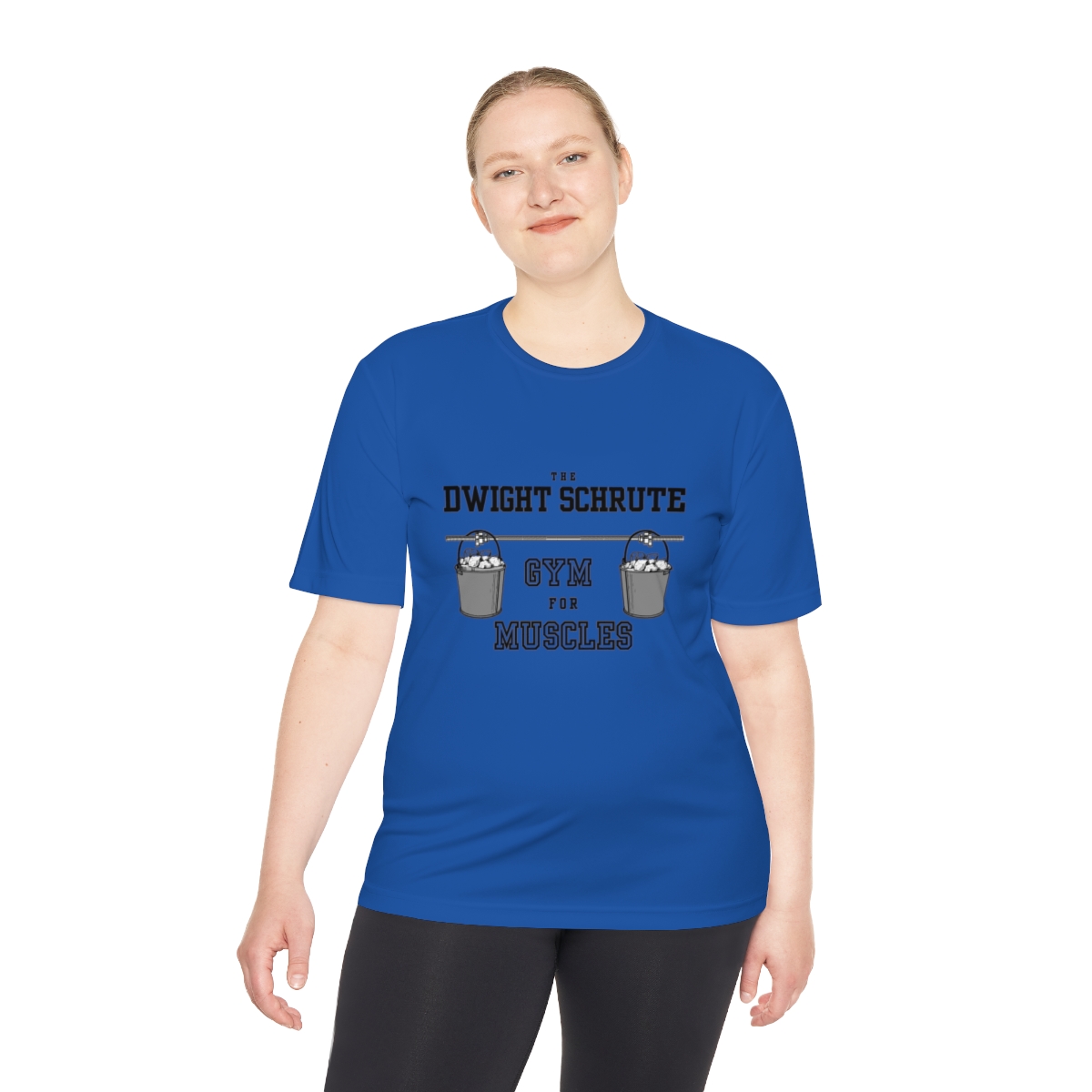 the Office Dwight Schrute Gym for Muscles Unisex Moisture Wicking Tee - Image 52