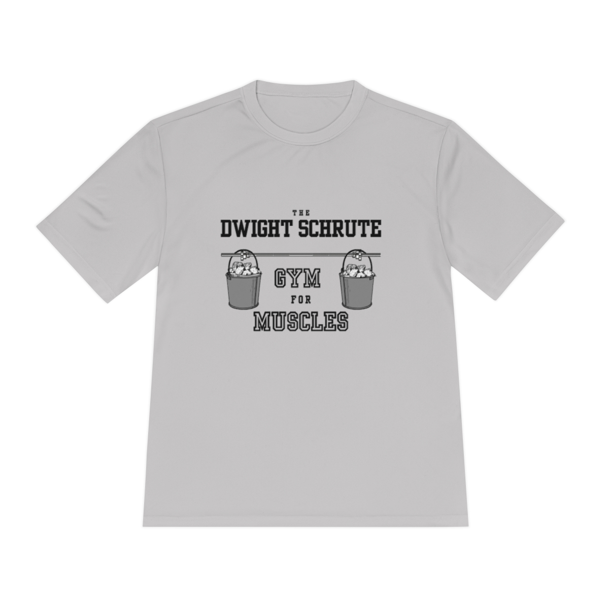 the Office Dwight Schrute Gym for Muscles Unisex Moisture Wicking Tee - Image 9