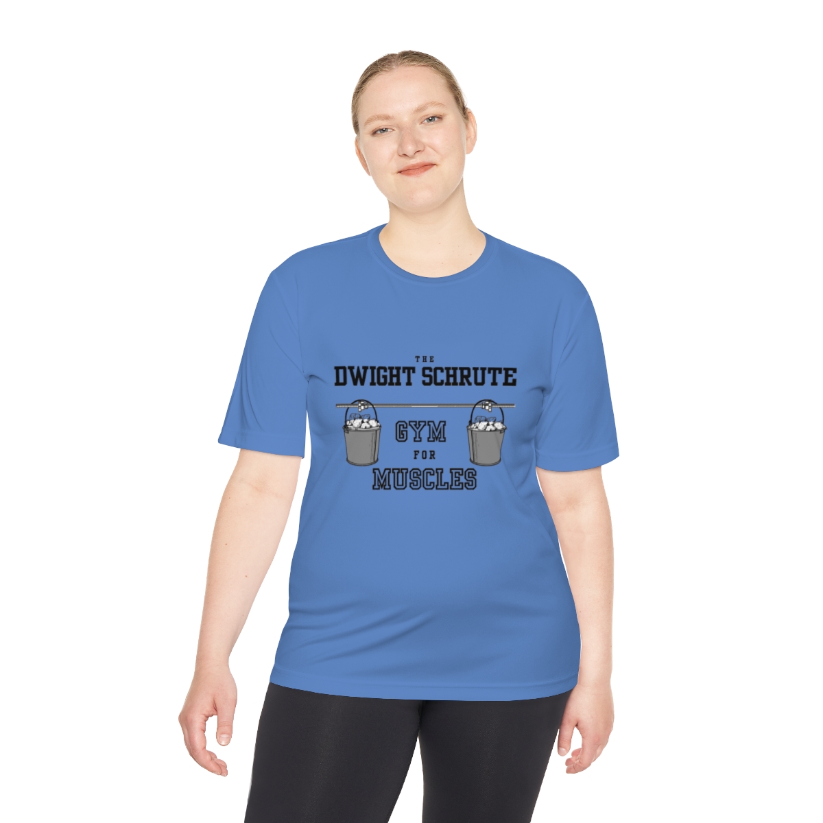 the Office Dwight Schrute Gym for Muscles Unisex Moisture Wicking Tee - Image 48