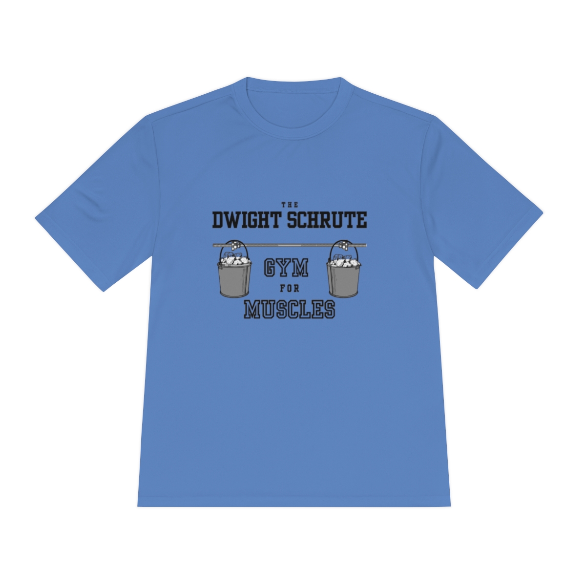 the Office Dwight Schrute Gym for Muscles Unisex Moisture Wicking Tee - Image 45