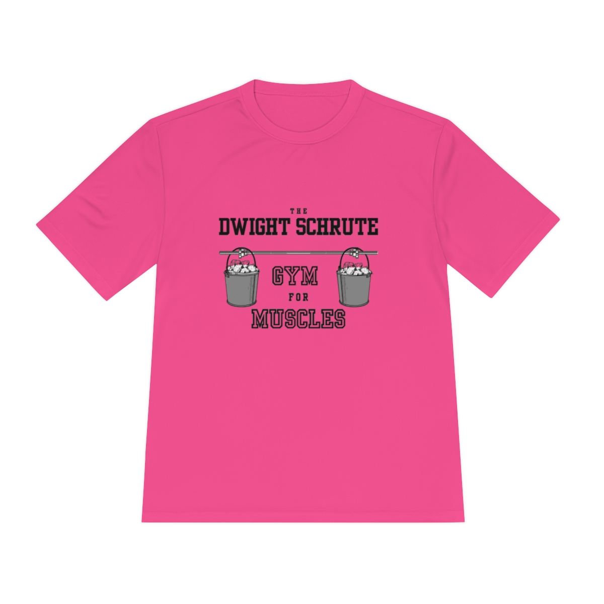 the Office Dwight Schrute Gym for Muscles Unisex Moisture Wicking Tee - Image 61