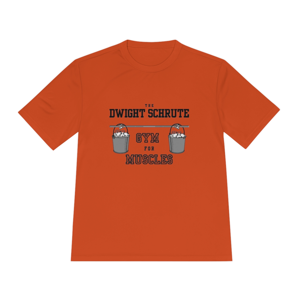 the Office Dwight Schrute Gym for Muscles Unisex Moisture Wicking Tee - Image 21