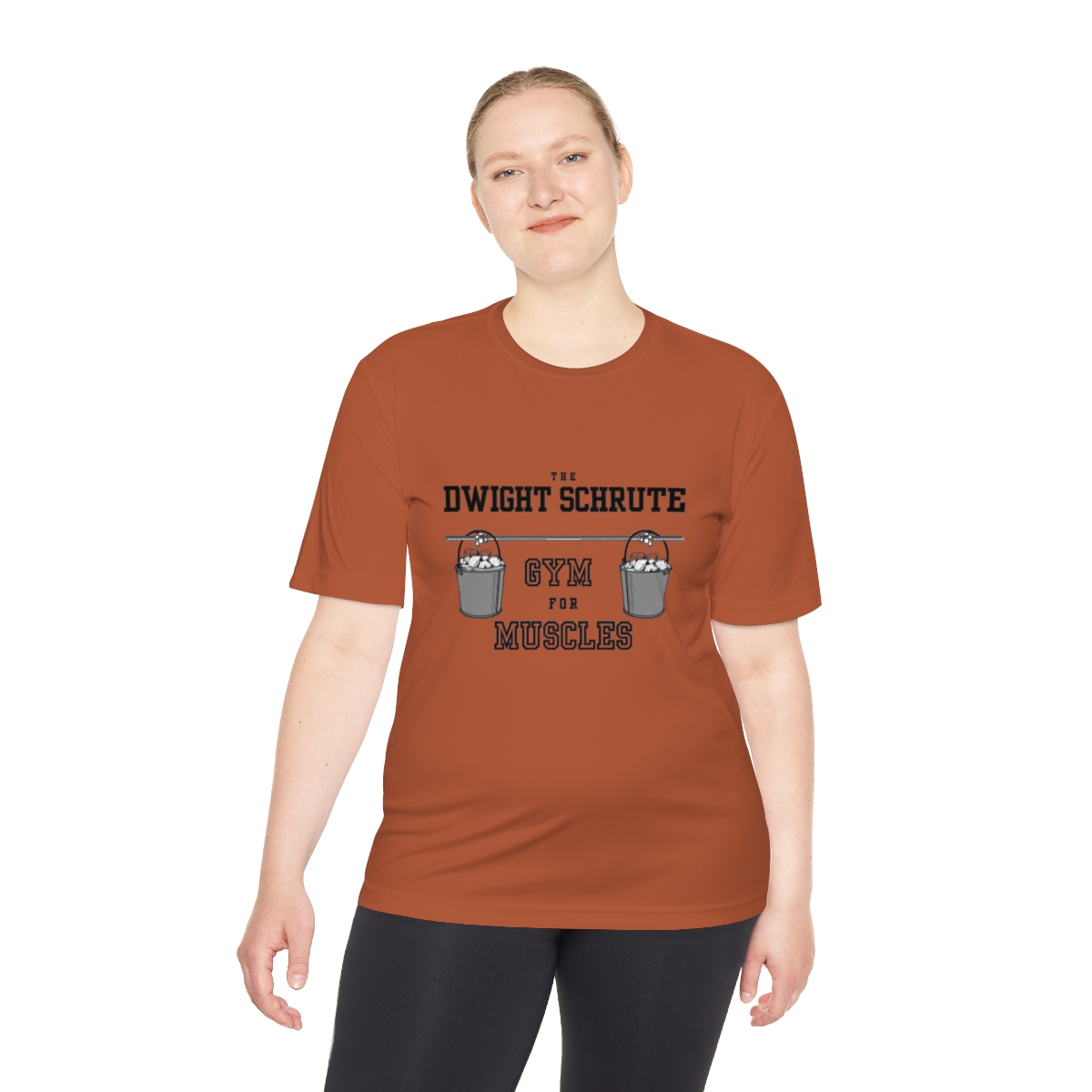 the Office Dwight Schrute Gym for Muscles Unisex Moisture Wicking Tee - Image 20