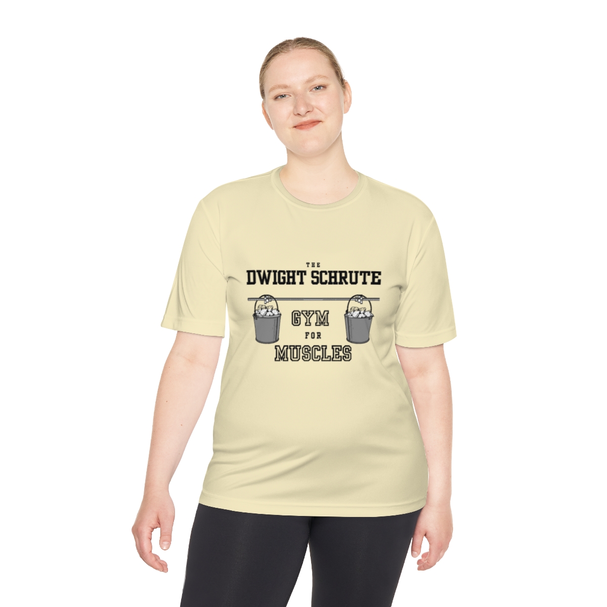 the Office Dwight Schrute Gym for Muscles Unisex Moisture Wicking Tee - Image 36