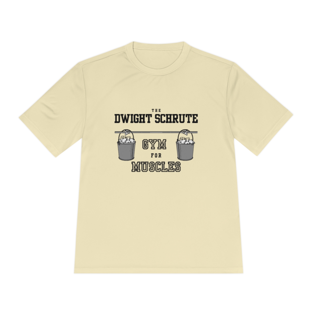 the Office Dwight Schrute Gym for Muscles Unisex Moisture Wicking Tee - Image 33
