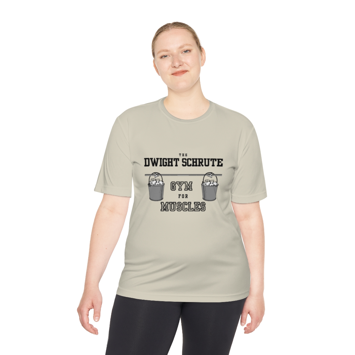 the Office Dwight Schrute Gym for Muscles Unisex Moisture Wicking Tee - Image 32
