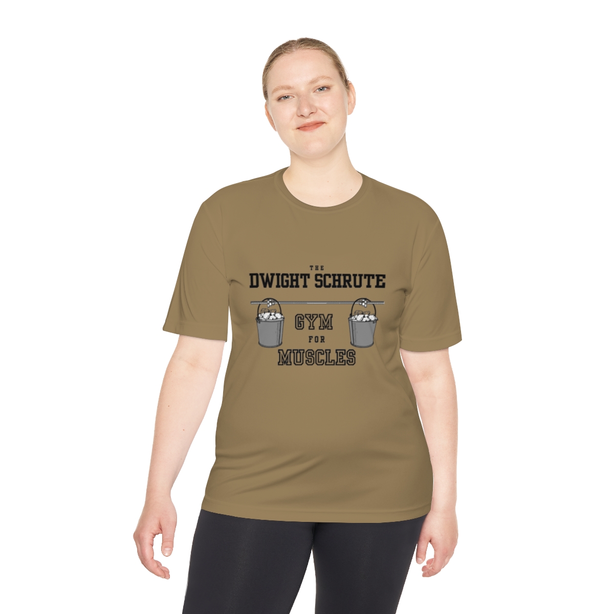 the Office Dwight Schrute Gym for Muscles Unisex Moisture Wicking Tee - Image 16