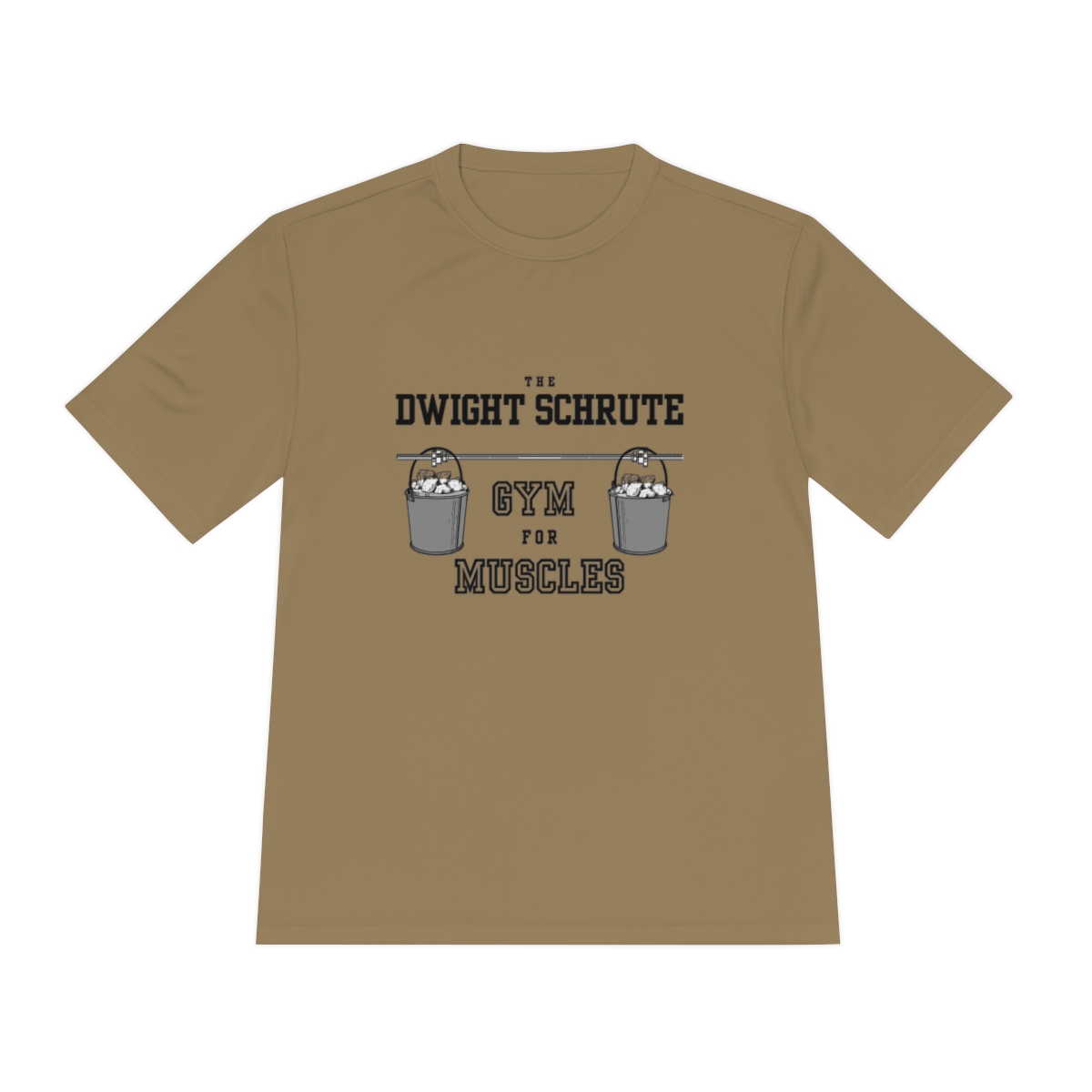 the Office Dwight Schrute Gym for Muscles Unisex Moisture Wicking Tee - Image 13
